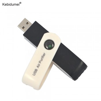 Kebidumei USB Car Air Cleaner Mini Portable USB Ionic Air Cleaner Fresher Ionizer Car Air Purifier for Computer Car PC