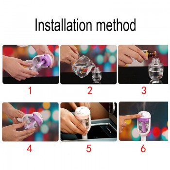 Nanum 12V Car air freshener Steam Humidifiers charger High Quality Nebulizer Humidifier Mute Home Air Sterilization