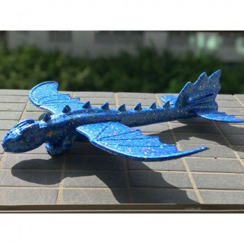 48cm Hand Launch Throwing Glider Aircraft Inertial Foam EPP Airplane Taming   Dinosaur Train Dragon Plane Model Outdoor Toys A25