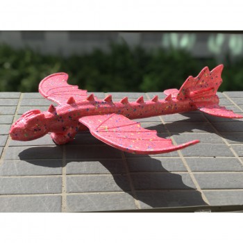 48cm Hand Launch Throwing Glider Aircraft Inertial Foam EPP Airplane Taming   Dinosaur Train Dragon Plane Model Outdoor Toys A25