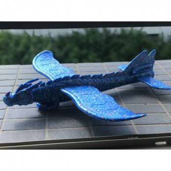 48cm Hand Launch Throwing Glider Aircraft Inertial Foam EPP Airplane Taming   Dinosaur Train Dragon Plane Model Outdoor Toys A25