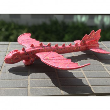 48cm Hand Launch Throwing Glider Aircraft Inertial Foam EPP Airplane Taming   Dinosaur Train Dragon Plane Model Outdoor Toys A25