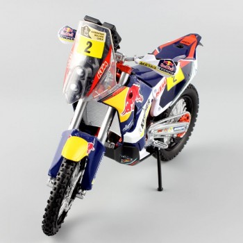 1:12 scale KTM SXF 450 Rally 2014 RED BULL racing team No.2 Francisco Enduro Motorcycle superbike Model Motocross toys for boys