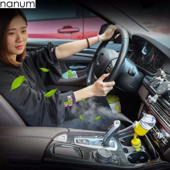 Nanum Car Air Humidifier Mini Car Aroma essential oil Diffuser Humidifier Aromatherapy Portable cool mist Purifier in car