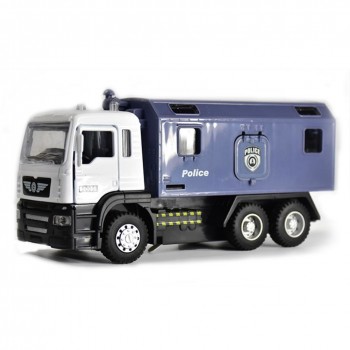 toy for children 1:50 Military Police Transport Vehicle Model Sound and Light Toy Car Toy Mini Gift For Boy