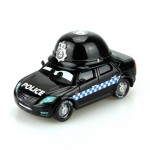 Pixar Cars Black Mark Wheelsen Gray UK Police Metal Diecast Toy Car 1:55 Loose Model Alloy Car Disney Cartoon Toys For Children