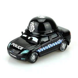 Pixar Cars Black Mark Wheelsen Gray UK Police Metal Diecast Toy Car 1:55 Loose Model Alloy Car Disney Cartoon Toys For Children