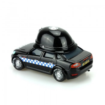 Pixar Cars Black Mark Wheelsen Gray UK Police Metal Diecast Toy Car 1:55 Loose Model Alloy Car Disney Cartoon Toys For Children