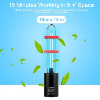 AUTOOL Germicidal Lamp UV Sterilizer Light 5V 1A Bacterial Killing Air Fresher