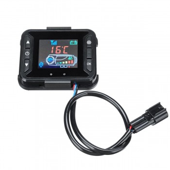 12V 5KW Air Heater Tank 2x Vent,Duct, Thermostat Motorhome Car Heater With Remote LCD Digital Display for Boat Motorhome