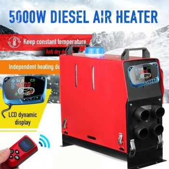 All In One 3000W/5000W Air diesels Heater 3KW/5KW 12V Car Heater For Trucks Motor-Homes Boats Bus +Newest LCD key Switch+Remote