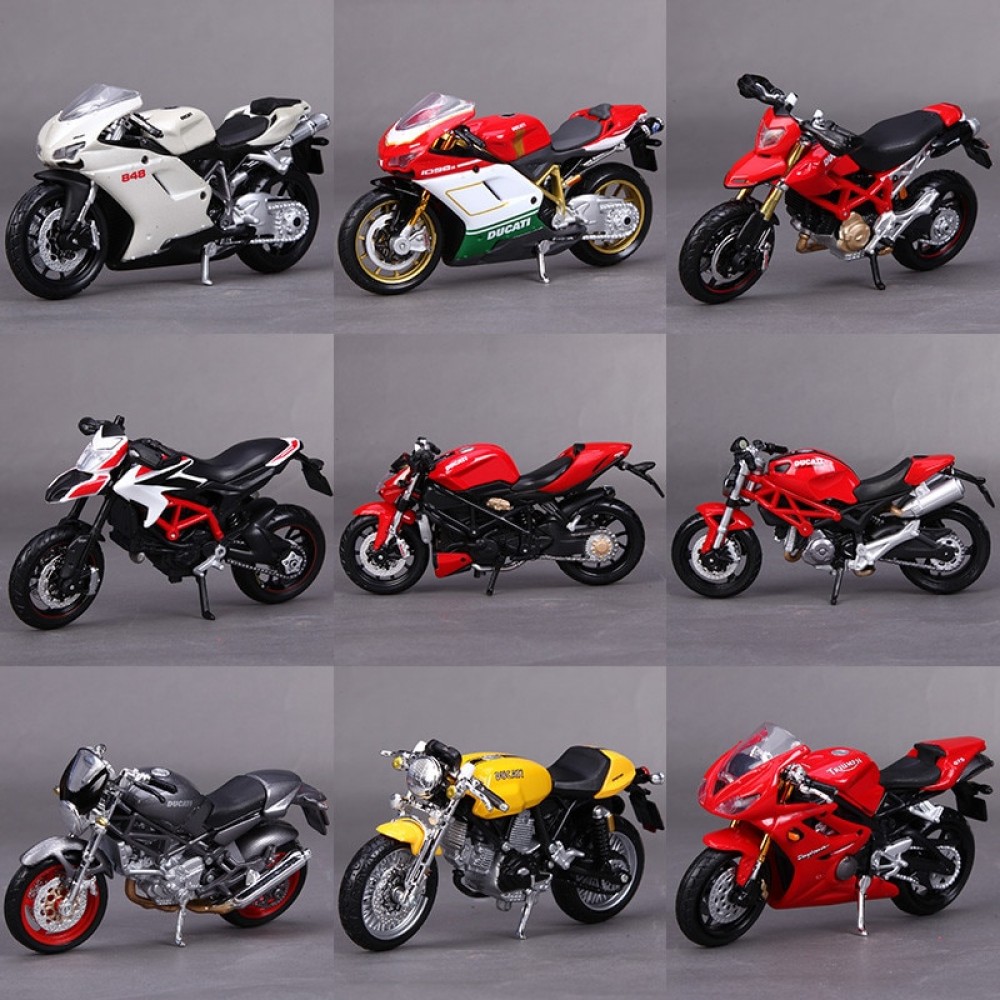 1:18 Maisto Model Motorbike Toy  Alloy  Simulation Motorcycle Collectable Motor Cycle Kids Toys