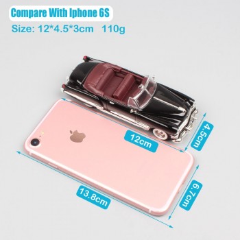 Children 1:43 Scale small road signature 1949 Cadillac DeVille Coupe convertible car vehicle metal diecast model toy collections