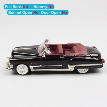 Children 1:43 Scale small road signature 1949 Cadillac DeVille Coupe convertible car vehicle metal diecast model toy collections