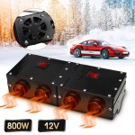 800W/500W Universal Portable Car Heater Auto Van Heating Air Heater Compact Defroster Demister 12V Car Electrical Appliances
