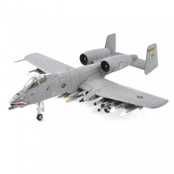 Kids toys 1/100 Diecast Attack A-10 Fighter Bomber Aircraft Model Toys F Collection Model Alloy AirlineToy