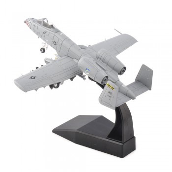 Kids toys 1/100 Diecast Attack A-10 Fighter Bomber Aircraft Model Toys F Collection Model Alloy AirlineToy