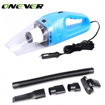 Onever Car Dust Vacuum Cleaner Handheld 100W Portable Vacuum Cleaner Wet Dry Dual-Use Car Cleaning Tool Interior Accessories 12V