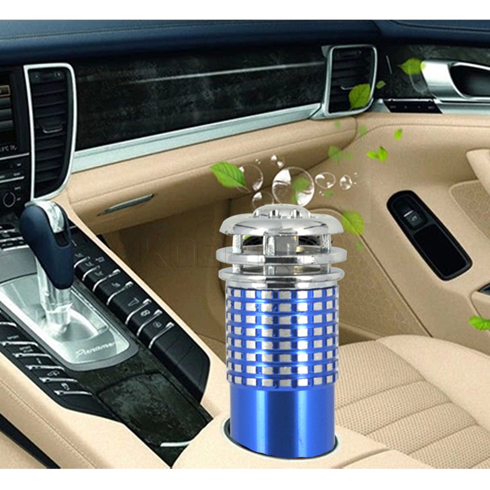 kebidumei Practical Mini Car Cigar Lighter Auto Fresh Freshener Air Purifier Oxygen Bar Lonizer 12V 24V Negative Ion Cleaner