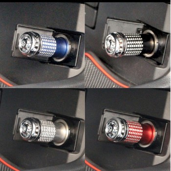 kebidumei Practical Mini Car Cigar Lighter Auto Fresh Freshener Air Purifier Oxygen Bar Lonizer 12V 24V Negative Ion Cleaner