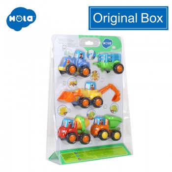 HOLA 326 Baby Toy Truck Vehicle Pull Back Car Model Children Playing Toys Beach Sand Tools with Original Box