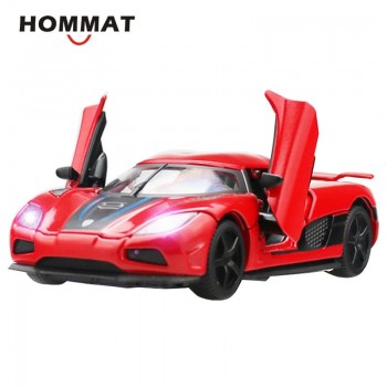 HOMMAT Simulation 1:32 Koenigsegg Agera R Supercar Sports Car Alloy Diecast Toy Vehicle Car Model Die Cast Metal Collection Gift