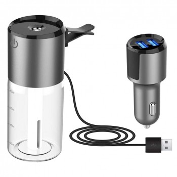 For BC 35b 2 Generation Mini Usb Air Spray Aromatherapy Car Humidifier Dual USB Charger Standby To Protect From Dry Heating