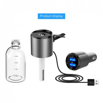 For BC 35b 2 Generation Mini Usb Air Spray Aromatherapy Car Humidifier Dual USB Charger Standby To Protect From Dry Heating