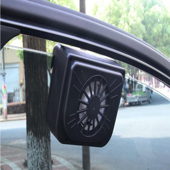 Car Styling Solar Power Auto Window Fan 5.5*6 cm Environmental Cool Solar Exhaust Fan with Rubber Stripping Car Accessories