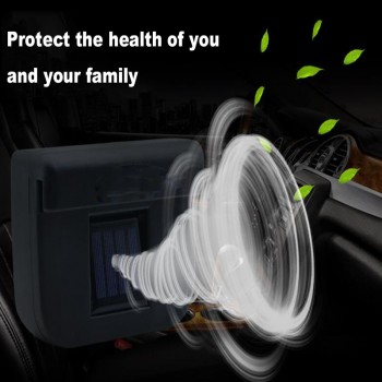 Car Styling Solar Power Auto Window Fan 5.5*6 cm Environmental Cool Solar Exhaust Fan with Rubber Stripping Car Accessories