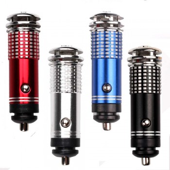 New Vehicle Air Purifier 12V Mini Auto Car Fresh Air Anion Ionic Purifier Oxygen Bar Ozone Ionizer Cleaner