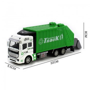 High Quality 1:48 Back In The Toy Car Garbage Truck Toy Car A Birthday Present For Children Educational Environment Protection #