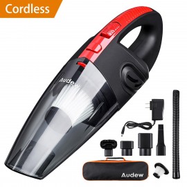 Audew 3500PA Car Vacuum Cleaner Cordless Portable Handheld Vacuum Car Home Lightweight Rechargeable 120W 12V Wet Dry Vaccum