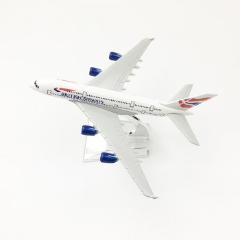 BRITISH AIRWAYS Airplane model 16CM A380 Aircraft model Plane model Alloy Metal Diecast Toy plane Kids adult birthday gift