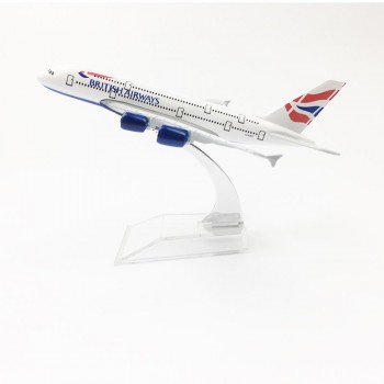 BRITISH AIRWAYS Airplane model 16CM A380 Aircraft model Plane model Alloy Metal Diecast Toy plane Kids adult birthday gift