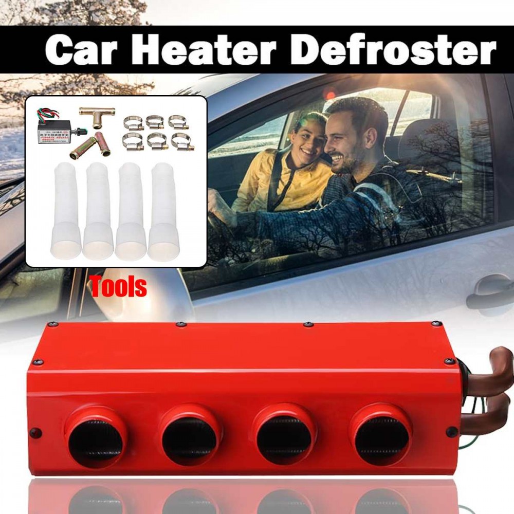 Car Heater 26W 12V/24V Diesels Heater Auto Windshield Defroster Demister for Vehicle Trucks With Speed Switch