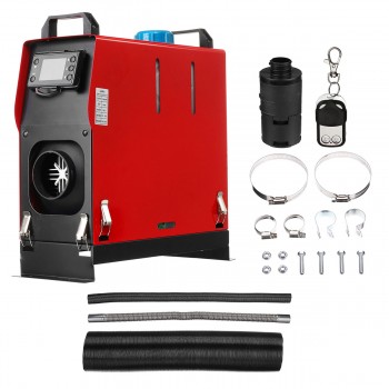 Upgraded  LCD Key Switch +RC 5KW 12V Air Heater Oil Tank Controller Host All In One Machine With Low Noise for Home SUV