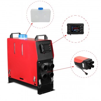 Upgraded  LCD Key Switch +RC 5KW 12V Air Heater Oil Tank Controller Host All In One Machine With Low Noise for Home SUV