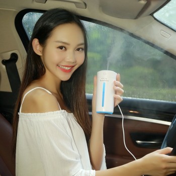 Car air freshener USB Ultrasonic Home Color Cup Humidifiers Car Humidifier Purifier Atomizer LED Lamp Aromatherapy Diffuser
