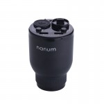 Nanum Car Charger Aroma Diffuser Cup Holder Car Humidifier Fragrance Car Air Purifier Energy Cup War Wolf 2 USB Safety Hammer