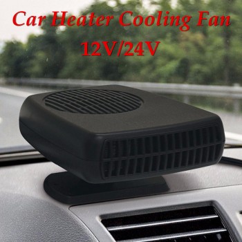 12V/24V 150-200W New 10 Grip Car Heater Air Cooler Fan Windscreen Demister Defroster Auto Heating Cooling Window Driving Protabl