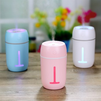 Car air freshener T1 cup humidifier USB Mini Ultrasonic Essential Oil Diffuser LED Air Purifier Mist Maker Office Home