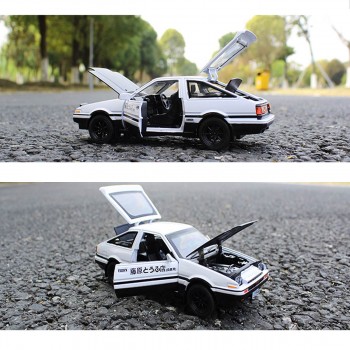 1:28 Toy Car INITIAL D AE86 Metal Toy Alloy Car Diecasts amp; Toy Vehicles Car Model Miniature Scale Model Car Toys For Children