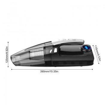 Car 4-in-1 12V Portable Inflatable Vacuum Cleaner Handheld Portable 12V Powerful Auto Cleaning Tools Auto Car Vacuum Cleaner