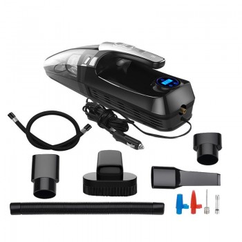 Car 4-in-1 12V Portable Inflatable Vacuum Cleaner Handheld Portable 12V Powerful Auto Cleaning Tools Auto Car Vacuum Cleaner
