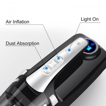 Car 4-in-1 12V Portable Inflatable Vacuum Cleaner Handheld Portable 12V Powerful Auto Cleaning Tools Auto Car Vacuum Cleaner