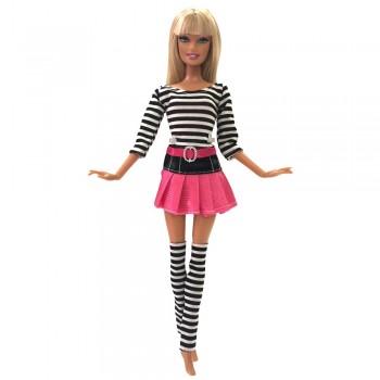 NK 2019 Newest Doll  Clothes Fashion Dress Daily Wear Skirt Party Gown For Barbie Doll Accessories Girl Best Gift 0JJ