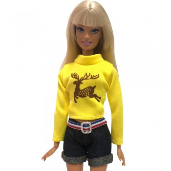 NK 2019 Newest Doll  Clothes Fashion Dress Daily Wear Skirt Party Gown For Barbie Doll Accessories Girl Best Gift 0JJ