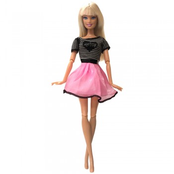 NK 2019 Newest Doll  Clothes Fashion Dress Daily Wear Skirt Party Gown For Barbie Doll Accessories Girl Best Gift 0JJ