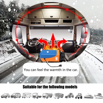 LCD Car Heater 12V/24V 3KW/5KW Air Diesels Heater Parking Heater With Remote Control for RV, Motorhome Trailer, Trucks